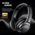 Anker Soundcore Life Q20 Hybrid Active Noise Cancelling Headphones, Wireless Over Ear Bluetooth Headphones, 60H Playtime, Hi-Res Audio, Deep Bass, Foam Ear Cups, Travel, Office, USB-C Charging , Black